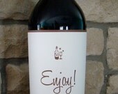 Bottle Corset - ENJOY Set of Six