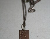 Black Friday and Cyber Monday Sales Live, Laugh, Love Hand Stamped Necklace