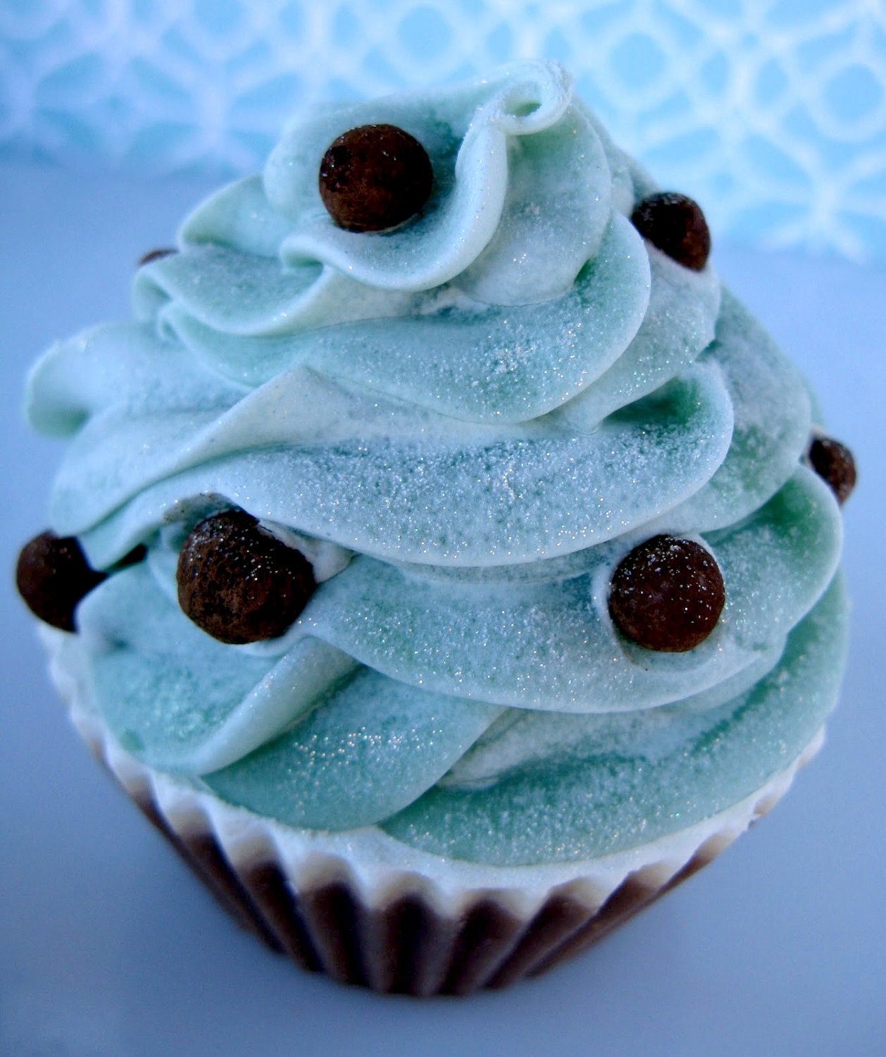 Chocolate Mint Cupcake Soap