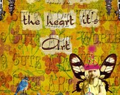 5x7 image mixed media art "Digital Art Collage" Download Frog Fairy Whimsical CuP CaKe Fairy And Butterfly Kitty