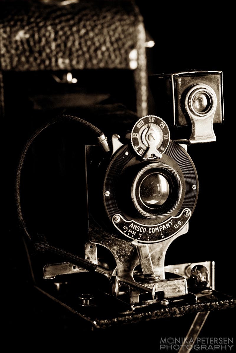 Vintage AnscoCameras - 8x10 Print - I lend to Kiva