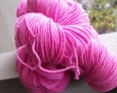 Merino/Nylon Sock Yarn in Hot Pink