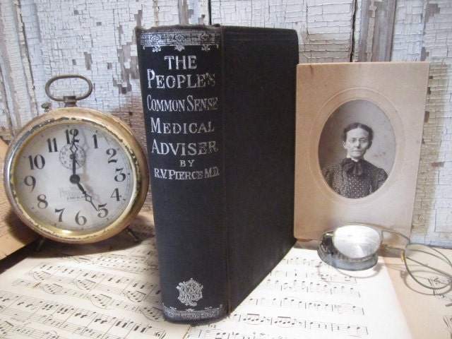 Antique 1895 Medical Book - The People's Medical Adviser - Wonderful Medical Graphics & Illustrations