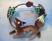 Fox & Grapes Pin