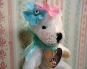 Bear Ornament Love Pastel Polar Bear