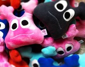 Alien Softie- Tye Dye Pink Monster