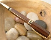 Handcrafted Curly Jarrah in Tycoon Wooden Ink Pen Free Shipping