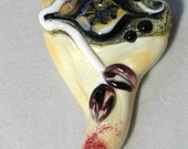 Eye Claw Lampwork Glass Bead