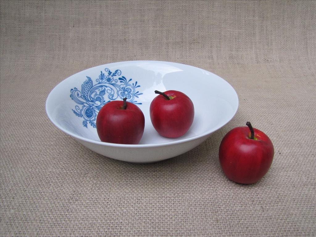 SALE Swedish Rosemaling Serving Bowl