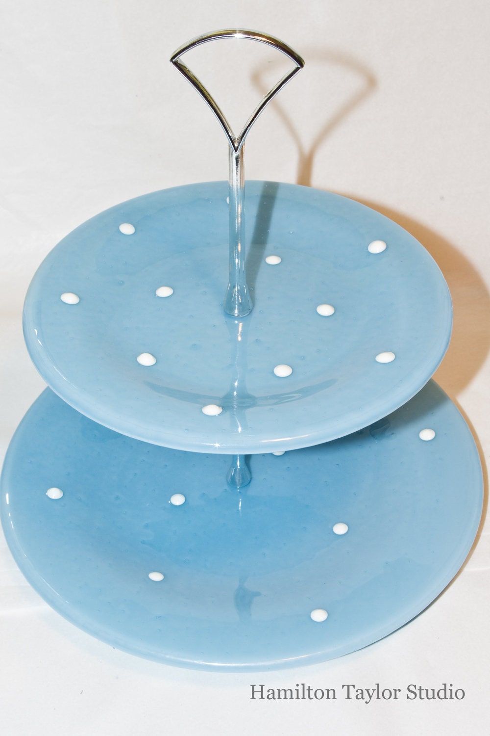 Blue Cake Plate