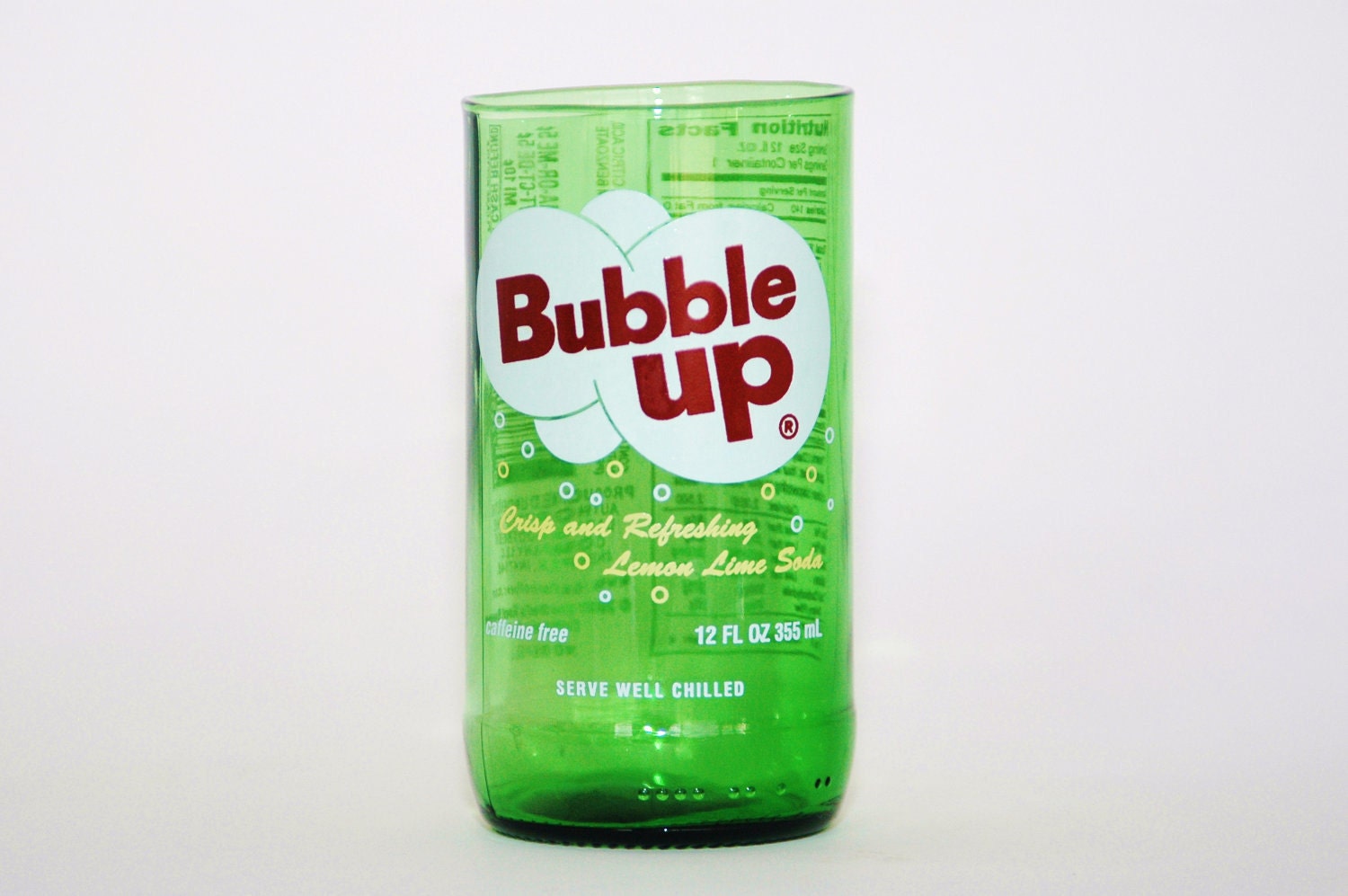YAVA Glass - Upcycled Bubble Up Soda Bottle Glass