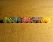 Pastel Buttons Plugs 8mm, 10mm, 12mm