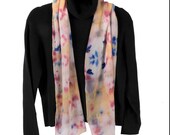 Celebration Hand Dyed Silk Chiffon Scarf