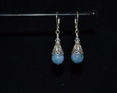 0115 Angelite and Sterling Silver Earrings