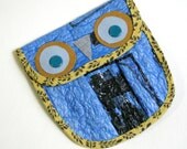 Eco Owl Coin Purse made from Fused Plastic Bags