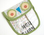 Eco Owl Coin Purse made from Fused Plastic Bags