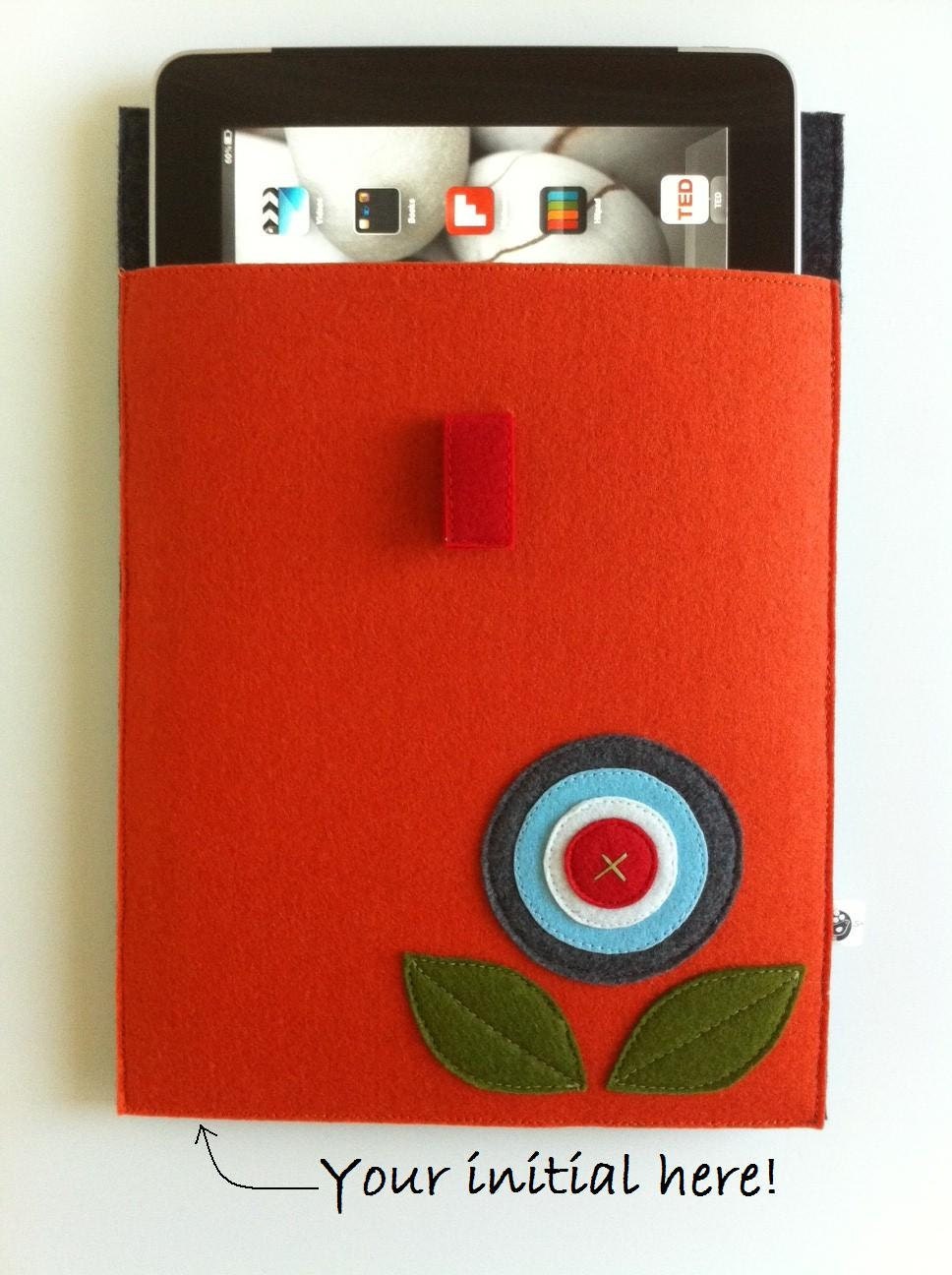 Personalized ipad/Kindle/Nook Case (Your choice) NEW CLOSURE