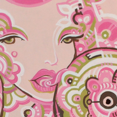 Candy 12x12 Vinyl Record Original Painting