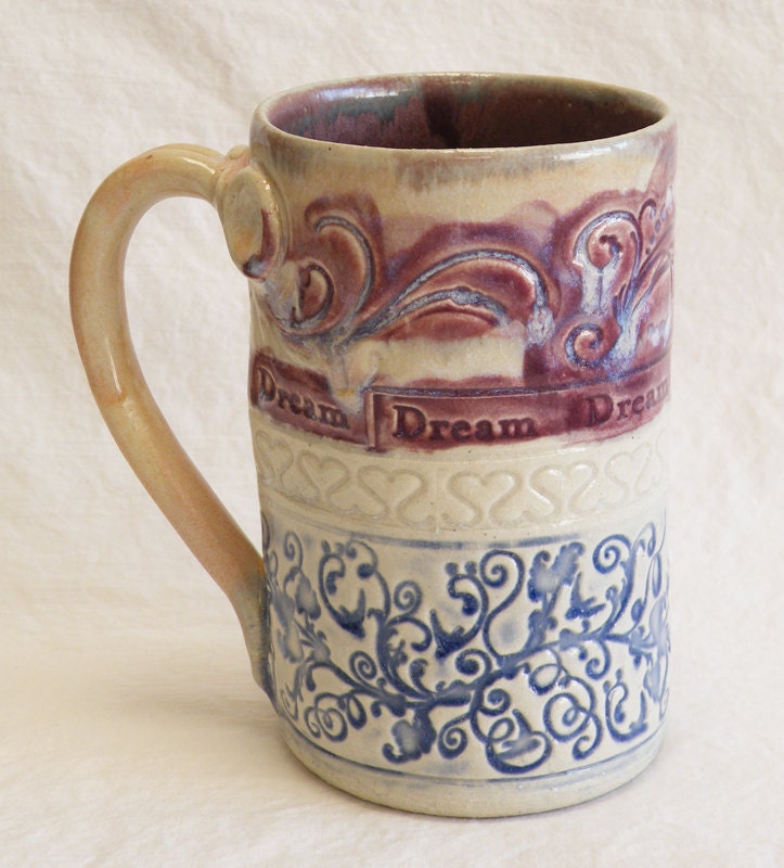 ceramic dream coffee mug 16oz stoneware 16D022