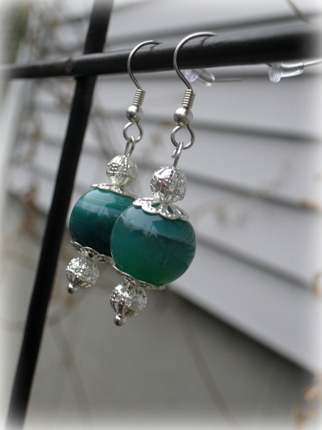 Simple Swirl Dangle Earrings