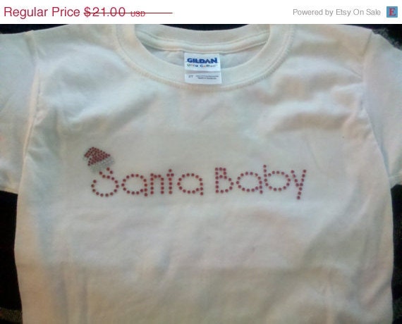 Santa Baby Infant or Toddler Christmas  t-shirt