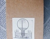 Vintage chemistry notebook - Fountain experiment - Moleskine