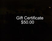 Fifty Dollar Gift Certiftcate