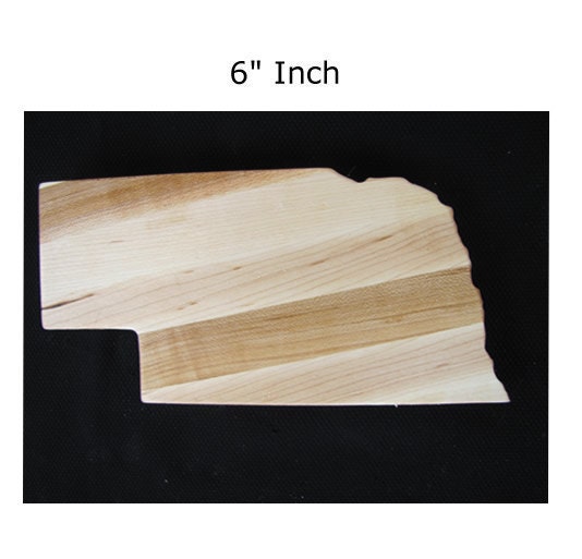6" inch Nebraska Cheese board or Bar Board