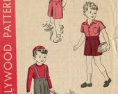 1940s Toddler trousers - suspenders and shirt - really cute pants