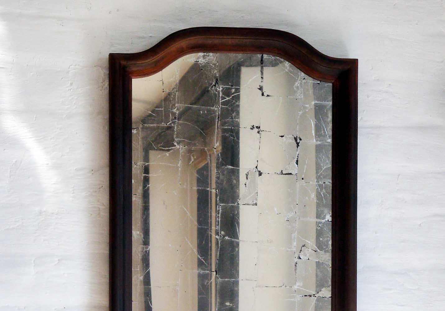Verre Eglomise Mirror & Rusted Frame, Tall