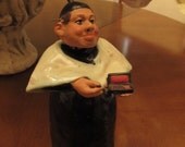 Friar Figurine Nodder  Head and Body Nodder From Portugal