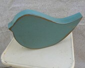 shabby chic distressed bird handmade