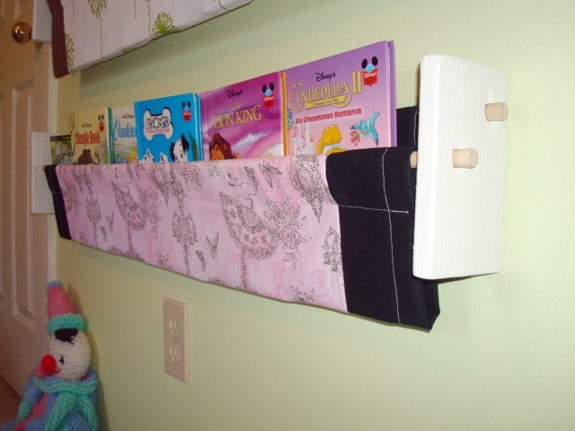 Book Storage Sling - Pink and Black - Check out my shop for more options