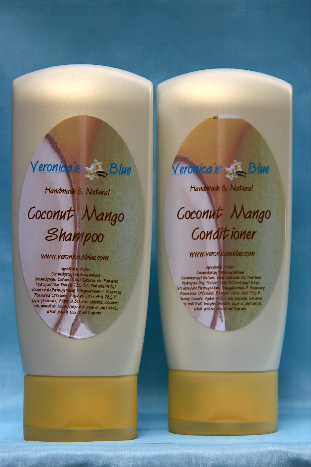 Coconut mango shampoo and conditioner set 9oz each