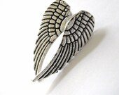 Stud Earrings Silver Wing Earrings Angel Wing Stud Fallen Angel Wing Jewelry