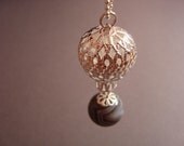 Hot Air Balloon Filigree Necklace - Up Up and Away Necklace
