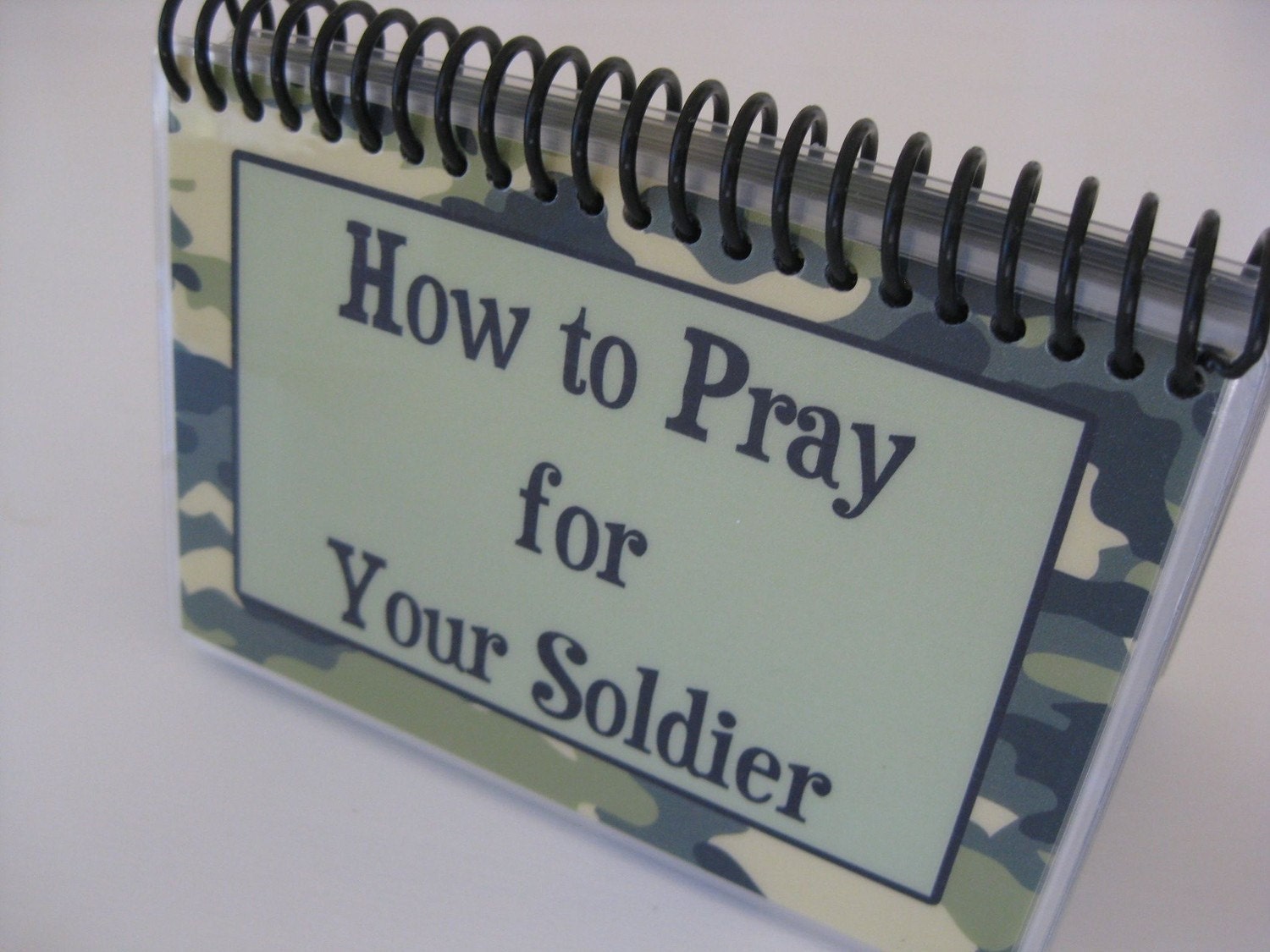 How to Pray for Your Soldier, Spiral-Bound Laminated Prayer Cards
