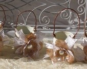Shabby Chic Tin Cans Perfect for Wedding Decoration  Set of 4  by My Broken Art on Etsy