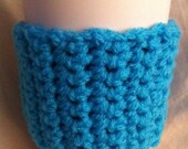 Turquoise Travel Coffee Cup Cozy