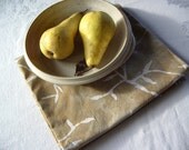 small vines tablecloth. hand printed, hand dyed batik