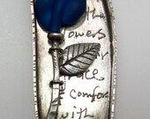 Temple of the flowers- pin/pendant
