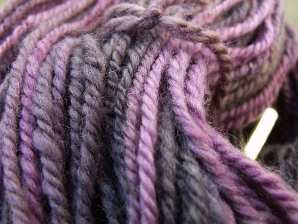 Hand Spum Falkland--about 130 yards worsted/aran weight yarn