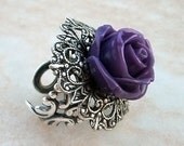 Purple Rose Ring