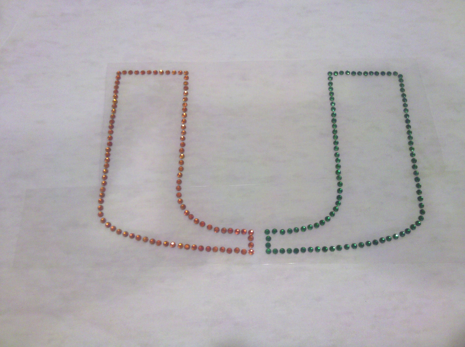 Miami Hurricanes Rhinestone tshirt