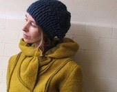 Denim blue chunkier hat