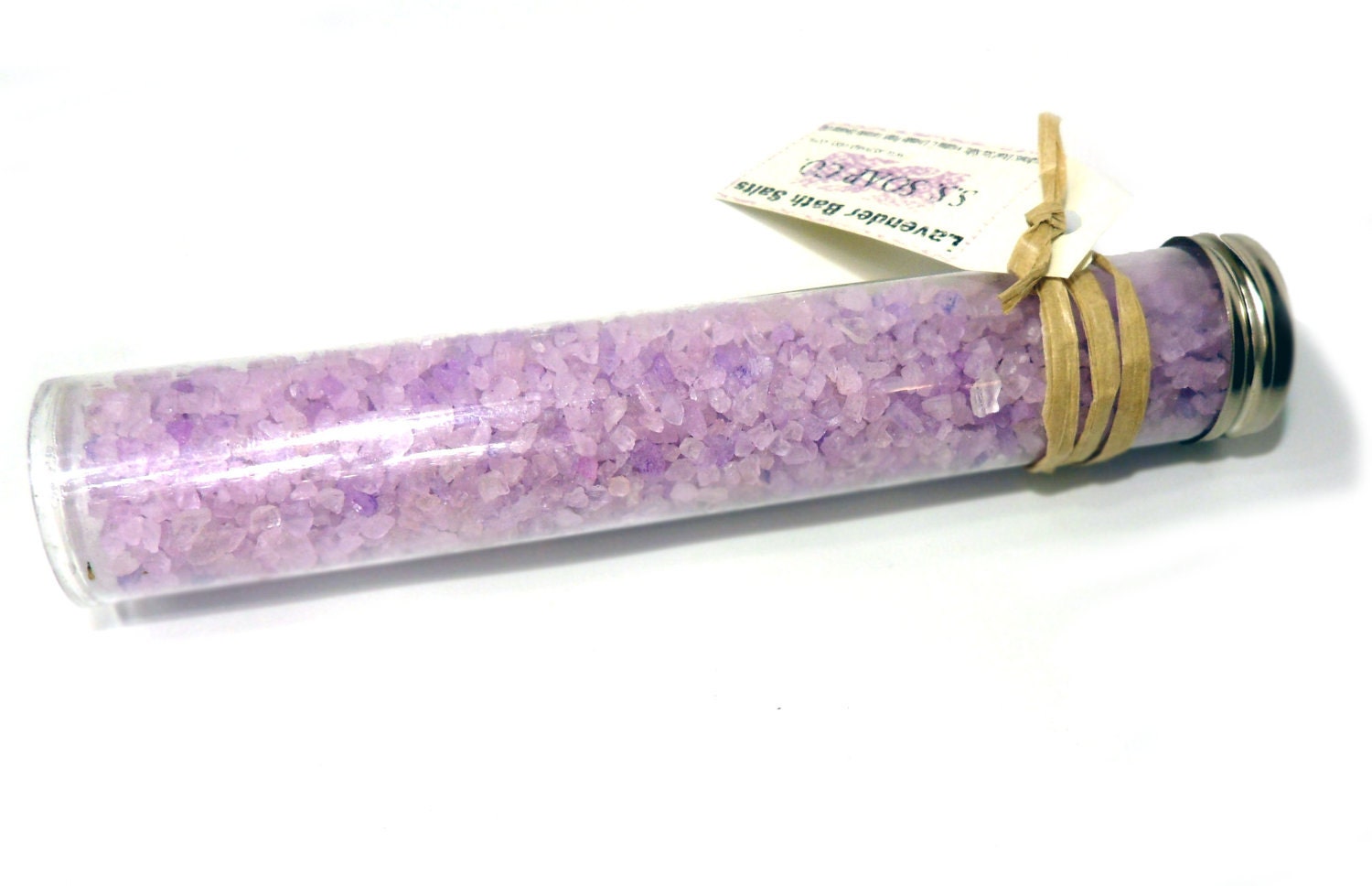 Lavender Bath Salts with Dead Sea Salts and Vitamin E Oil
