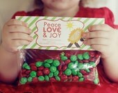 Christmas Treat Bag Tags: Baby Jesus - Printable PDF