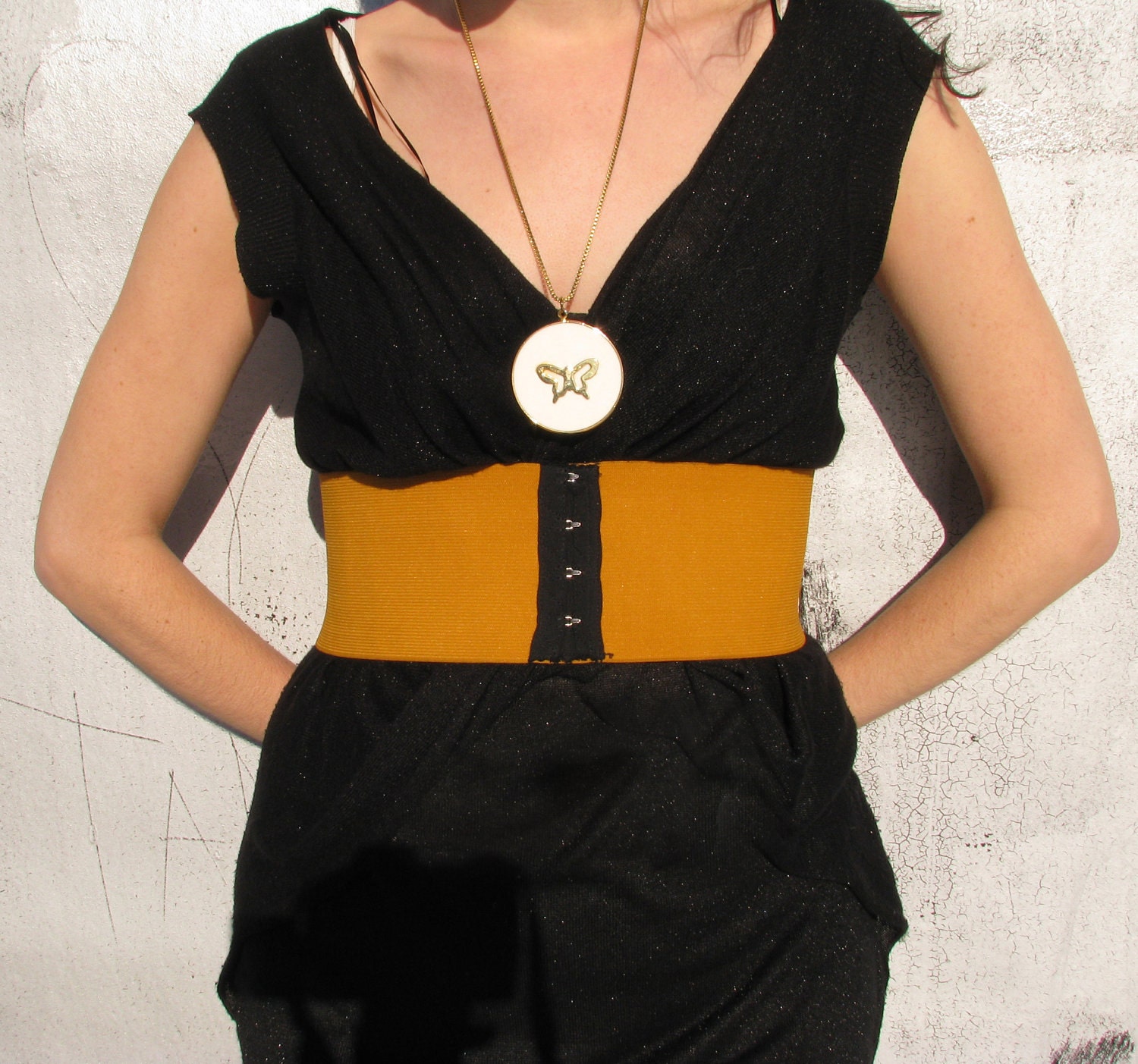 Sophie Corset Belt // Golden Yellow