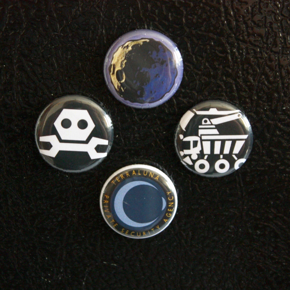Moon Town Magnets - Group of Four