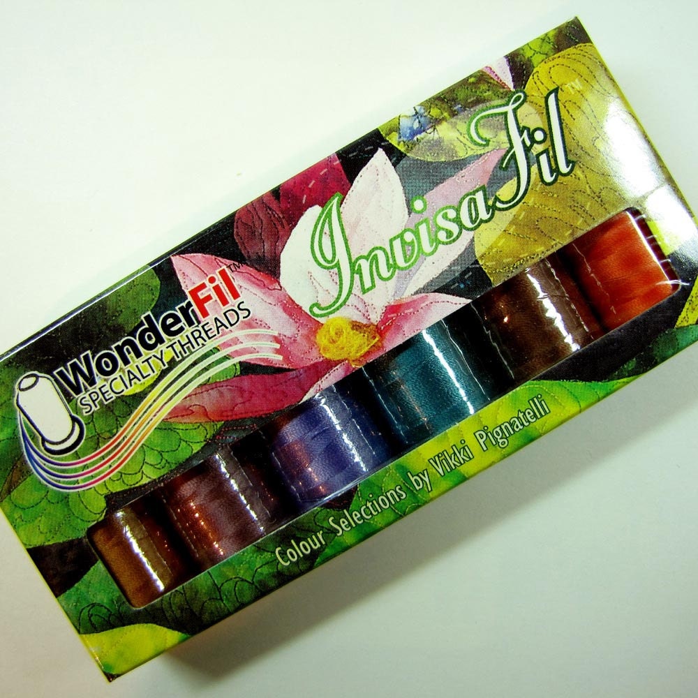 WonderFil Invisafil 100 Weight Polyester Mini Thread Pack B009